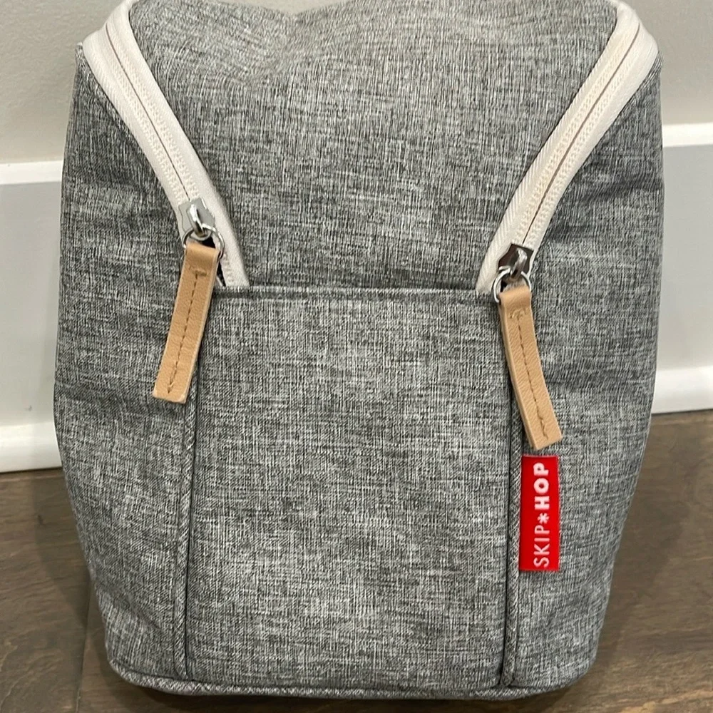 Skip Hop Gray Bottle Holder Bag
